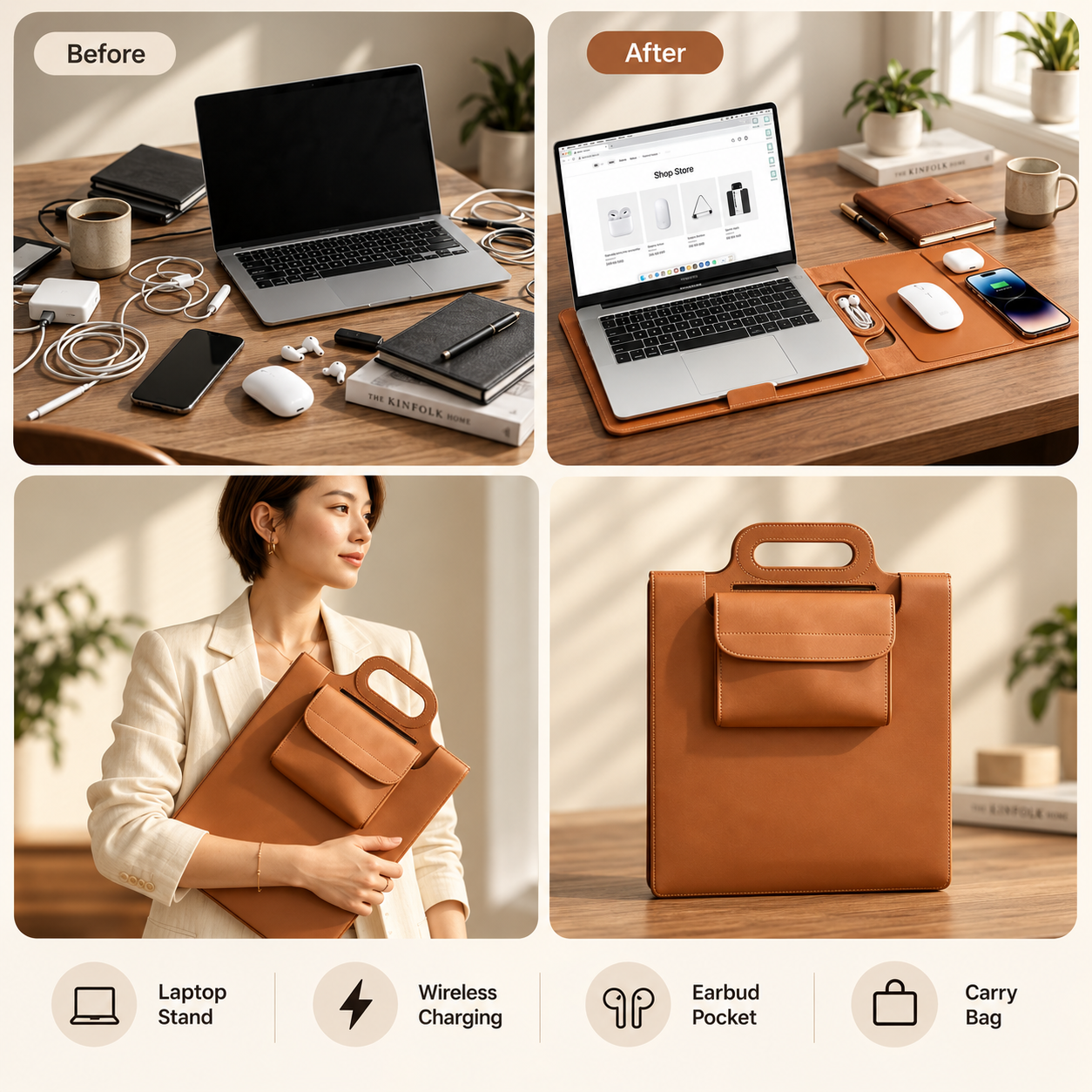 Brown Edition on Desk Workspace