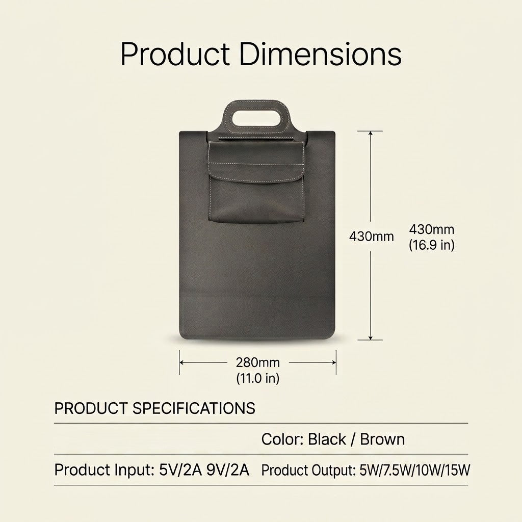 Product Sizing and Dimensions 28x43cm