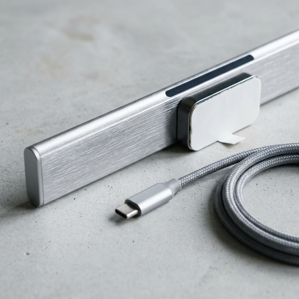 Magnetic Quick-Snap Mount with 3M Adhesive & USB-C Cable